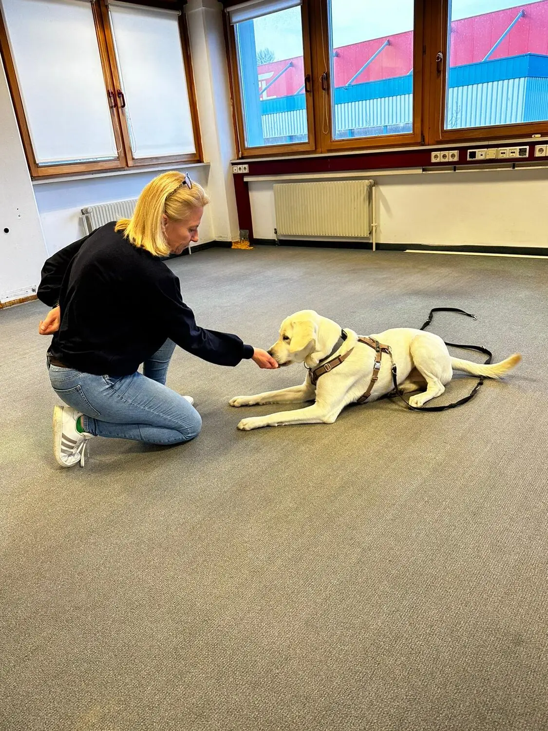 Daniela Fürpass mit Hund