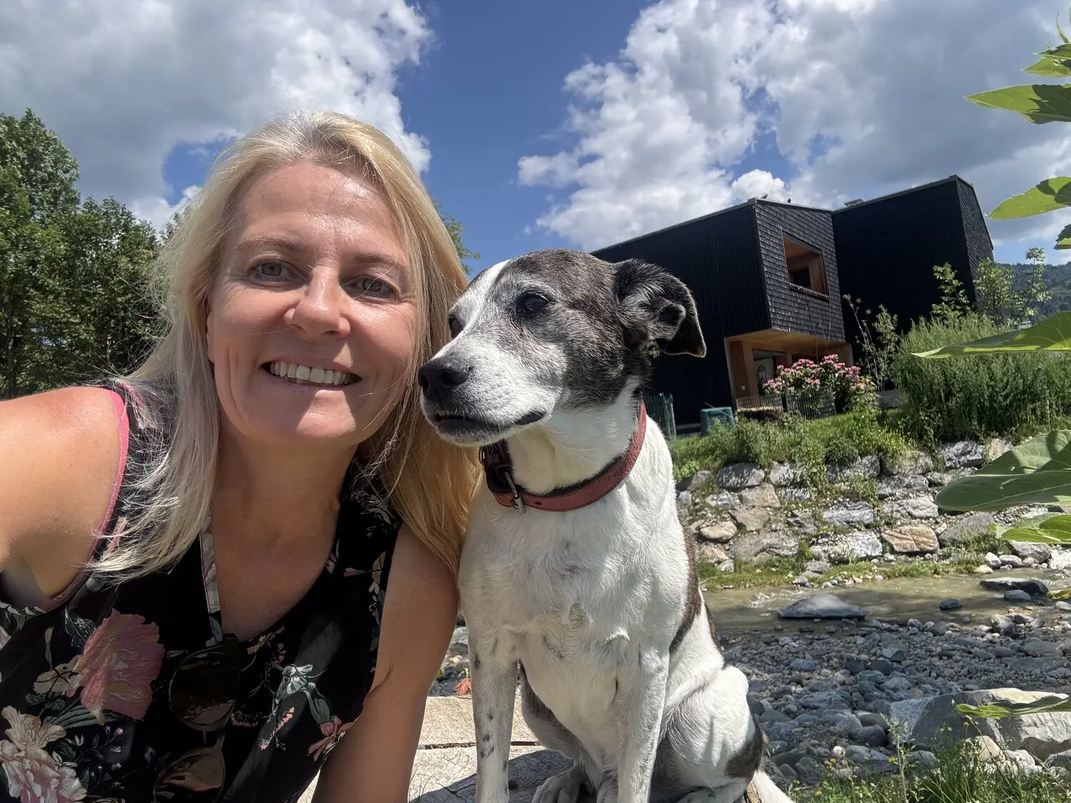 Daniela Fürpass beim Hundetraining